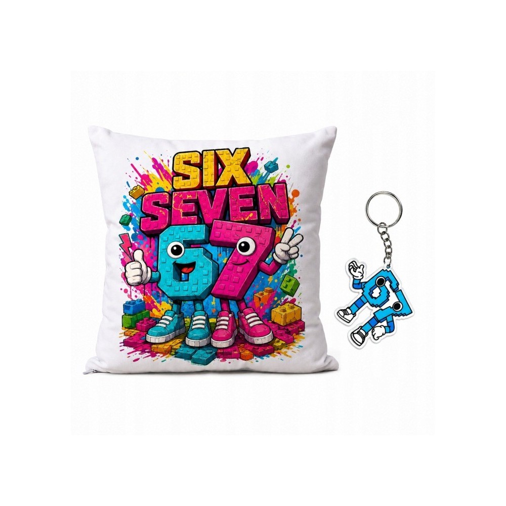 Puduszka SIX SEVEN 67 + BRELOK GRATIS